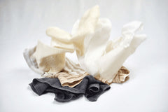 Konoha  "Gifts of Nature" eco Body Cloth - CHARCOAL Hardness: ◻️◻️◼️◻️◻️     Foaming: ◼️◻️◻️
